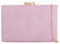 Leah Ward Women's Clutch Bag Suede Wedding Evening Party Handbags 672 (Lilac)