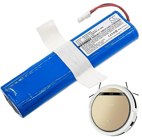 14.4V 2600mAh Batteria di Ricambio per Vacuum ZACO V3, V40, V5s Pro, V5x, Ilife V3s Pro V5s Pro V50 V8s X750, 18650B4-4S1P-AGX-2 SUN-INTE-202