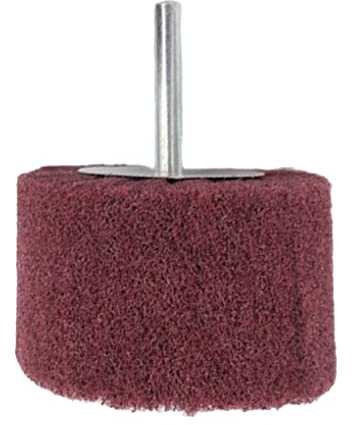BOKIOESDE Cleaning Cloth Grinding Head Pad Scouring Abrasive with Handle Brush Flap Wheel Sander Accessories Tools Drill Grit, 40×25×6mm L