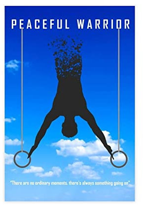 RIPEX Peaceful Warrior Filmposter Leinwand Poster Wandkunst Dekor Druck Bild Gemälde für Wohnzimmer Schlafzimmer Dekoration Rahmen Stil 30 x 45 cm