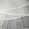 Akkordeon-Plissee, steifer Gaze-Stoff, Meterware, Bühnenhintergrund, Mesh-Stoffe, DIY-Form nähen, FDress Designer-Stoffe, 06, gerade 1 x 1,45 m