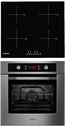 PACK JOCEL JPK4EI200167, horno acero inox. capacidad de 70 litros, placa inducción 4 fuegos
