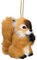 NLDGR Plüschtier-Weihnachtsschmuck, Kunstfell-Hängeornament, Rustikale Waldeule, Eichhörnchen, Waschbär, Hirsch, Igel, Weihnachtsfilzanhänger für Weihnachtsbaum, Schlüsselbund, Rucksackdekoration(I)