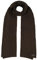 Stetson Sergnano Kaschmirschal - Einfarbiger Schal - Rippstrick Unisex Winterschal - Hochwertige Wolle (Kaschmir) - Damen/Herren - Herbst/Winter dunkelbraun One Size