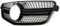 Auto Kühlergrill für Ben z E-Class W212 2010-2013, Grill Schwarz Glänzend Doppel-Lamellen Grill Front Doppel Rippen Grill Kühlergrill Links Rech