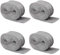 Shineboc 4Pcs Lana de Acero Grado 1# - Ideal para Pulir y Limpiar Madera, Vidrio, Metal y Piedra 16 Metros