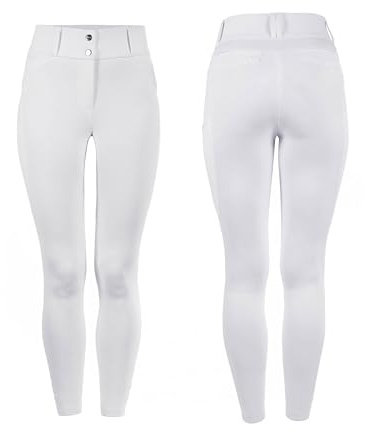 Cavallo Candera Grip Mobile Damen Reithose weiß Turnier FS 2024, Größe:36