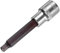Sourcingmap 1/2 Drive x H7 (7mm) Hex Bit Socket, S2 Steel Bits CR-V Sockets 4 Length Use with Ratchet Wrench, Slide Bar, Extension Rod