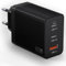 Caricatore USB C, 65 W, alimentatore USB C, 3 porte, caricatore rapido PD USB C, caricatore da desktop compatibile con MacBook Pro/Air, Samsung/Xiaomi/Tablet/Smartwatch/Cuffie