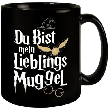 Du bist mein Lieblingsmuggel Tasse - Lieblingsmensch illustratives Design im verspielten Stil skurriler Charme aus dem Universum