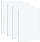 4 placas acrílicas transparentes A4 – 210 x 297 x 3 mm, lámina acrílica de plástico transparente, 3 mm de grosor, placa de plástico transparente para decoración, pantalla, marco de fotos, pintura