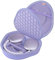 BOVKE Custodia rigida con modalità Sleep per cuffie wireless over-ear Apple AirPods Max, custodia protettiva portatile AirPods Max con tasca in rete per cavi di ricarica USB-C e accessori, Viola