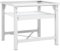 Gecheer-Supporto,Alzatina,per Lavatrice,con Mensola Estraibile,in Acciaio,Bianco,60x56,5x53,5 cm,Base Lavatrice Acciaio con Mensola