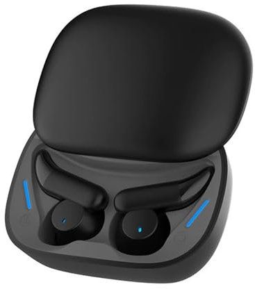Somnioz Wireless Sleep Earbuds, Somnioz Sleep Buds, Sleeping Earbuds Bluetooth 5.4 in Ear Light-Weight Headphones, Noise Blocking Sleeping Headphones, Small Earplugs for Side Sleepers, Work (Black)