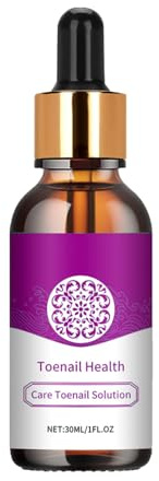 Tratamiento Uñas Pies, Reparadores de Uñas Solución, Cuidado Uñas Dañadas, Fortalece la Uña, La Uña se Regenera de Forma Natural, Restaura el Aspecto Natural de Las Uñas, 30ml,Púrpura