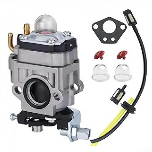 MeevrgR 52cc/49cc/43cc Carburetor Kit for Lawn Mowers & Irrigation Pumps – Includes Gasket, Fuel Filter & Priming Pump