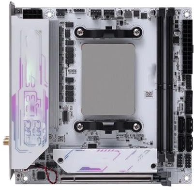 Scheda madre Scheda madre Mini ITX serie Fit For TOPC HX 7645 7745 7840 7845 7940 7945 8940 8945HX DDR5 Dual Channel PCIe 4.0 M.2 NVMe ad alte prestazioni(R7-7745HX-White)