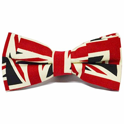 King & Priory Fliege mit Union Jack-Motiv, für Herren