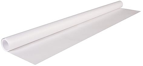 Clairefontaine 95701C - Un Rouleau De Papier Kraft Blanc - 3x0,70m - 60g - Une Bobine D' Emballage Cadeaux, DIY, Artisanat
