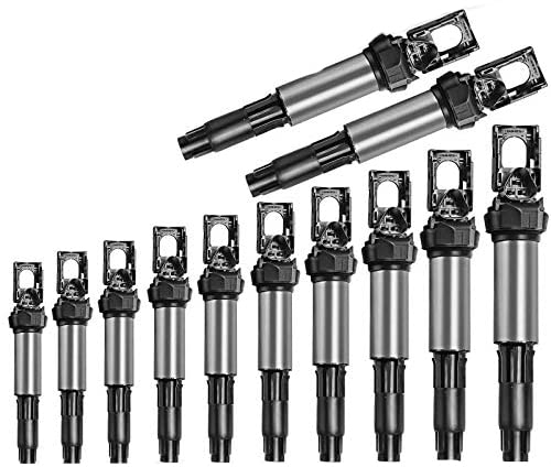 Frankberg 12x Zündspule Zündmodul Kompatibel mit E46 E90 E91 E92 E93 E39 E60 E61 F07 E63 E64 F13 E81 E82 E87 E88 F20 F21 7er X1 X3 X5 X6 Z3 Z4 M.i.n.i Replace# 12131712219