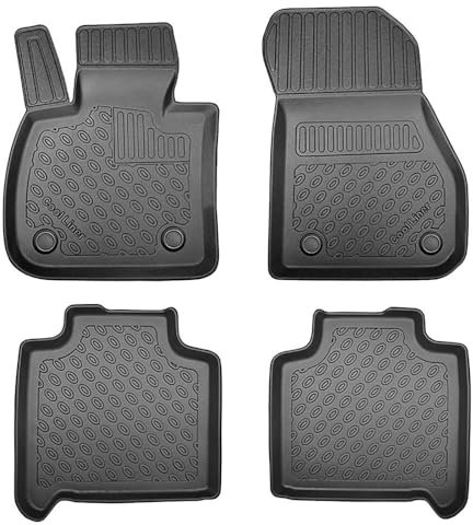 Mossa - TPE Fußmatten Auto kompatibel mit BMW 2er F46 Gran Tourer (03.2015-2021) 5 oder 7 Sitze; ohne dritte Sitzreihe - schwarz Automatten Autoteppiche - C