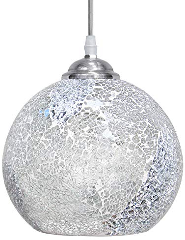 Vintage Glass Globe Ceiling Hanging Pendant Light Shade Mosaic Lighting Hand Crafted M0103