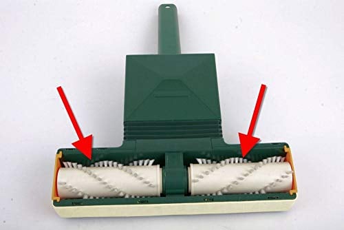 1 Paar Hochwertige Ersatzbürsten Bürsten Rundbürsten Bürstenrollen Walzen passend für Vorwerk Teppichreiniger Teppich-Frischer 730 731 732