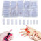 TsunNee 1000PCS White Nails Tips, 10 Sizes Fake Nails, Artificial False Nails, French White Nail Tips for Women Girls