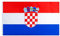 Stormflag Kroatien-Flaggen, 90 x 150 cm, Polyester-Seide, 90 g, mit Ösen und doppelt genäht
