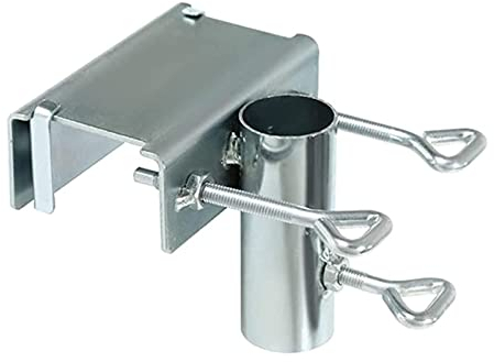 Asalinao Balkon Schienenhalter für Regenschirm/Sonnenschirm, Klemme für Terrassendielen, Garten, Terrasse, Balkon, Geländer