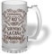 Bee Ingenious Jarra cerveza personalizada de cristal esmerilado. Regalo original: 40 años siendo la caña ¡Felicidades!...con nombre y año personalizados - cumpleaños
