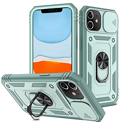 DAWEIXEAU für iPhone 11 Hülle,Kameraschutz Handyhülle Drop Resistance Handys Schutzhülle für iPhone 11 (6,1 Zoll) (Grün)