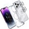 Power Theory [5 in 1 Designed for iPhone 14 Pro Max Clear Case with Screen Protector, Lens Protector and Easy Install Kit [Compatible with Magsafe]