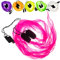 Juggle Dream Schal Flagge POI Set – Übe das Jonglieren von Spinning Poi, Weiche Köpfe Spirale Soft-Pois Übungs-Kit mit Lernvideo (Rosa)