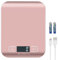 MarFul Digital Shipping Scale,Stainless Steel Panel, Accurate 10kg/1g Portable Postal Scale for Packages, Small Business,Kitchen, Food, Handmade, Liquids, and Boutique (Rose Gold)