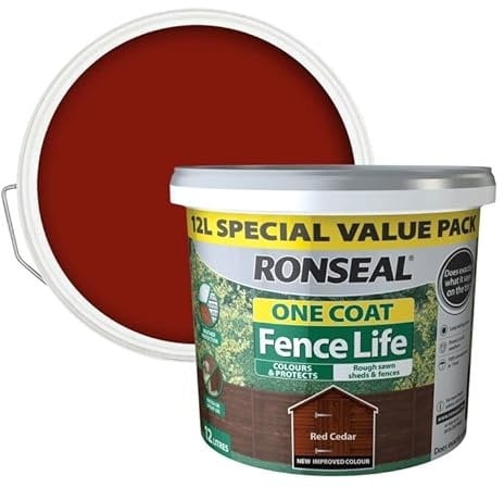 Ronseal One Coat Fence Life Red Cedar 12L