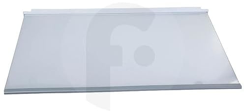 Glasplatte (Ablage) komplett inkl. Streifen für u.a. Whirlpool Kühlschrank 481010472410, C00386960