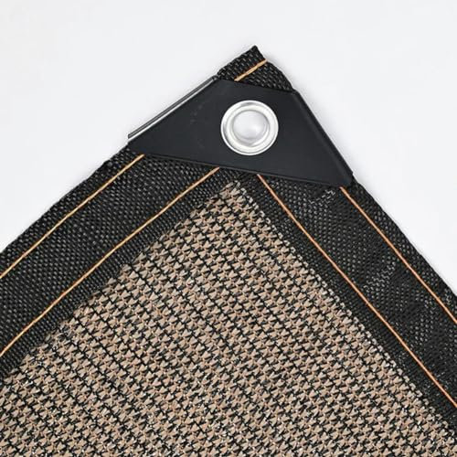 Tenda parasole per giardino, gazebo, patio, piscina, spiaggia, campeggio, tenda a baldacchino, marrone, 1,5 x 2 m