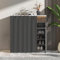 Icegrey Regale Vorhang Schrank Vorhänge Regal Aufbewahrungsregal für Regale Wandpaneele Zum Aufhängen an der Tür Stil 2 70x80cm
