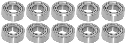 Kugellager 3x6x2 mm - MR63W2 ZZ metallgedichtet 10 Stück - rcbay | Chromstahl Miniatur Rillenkugellager für 3mm Welle
