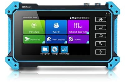 CCTV-Kameratester CCTV-Tester IPC-5200 Plus Full 8MP IP CVI TVI AHD SDI Analog 6 IN 1 VGA & 4K-Eingang IP-Kameratester HD-Koaxialkameratest und Kabelverfolgung(IPC-5200 Plus)