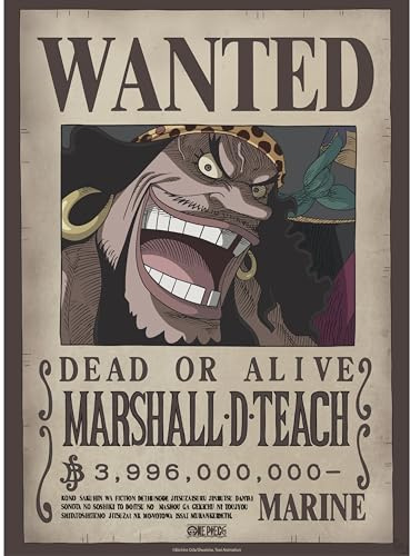 GB eye One Piece Wanted Poster (WANTED Marshall D Teach)