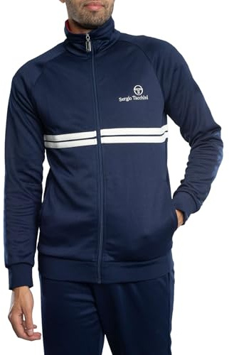 Sergio Tacchini Herren Neue Dallas Trainingsjacke, Blau, 3XL