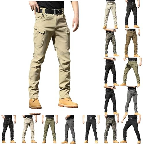 Pantalon Militaire Homme Cargo Chantier Randonnée Jogging Treillis