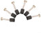 Paquete de seis escobillas de carbono adaptadas para motores Parkside PBH 1500 A1, tamaño 6 x 10 x 14 mm