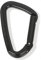CHAOUYYZ Climbing Carabiners Locking Length 9.9Cm Carabiner Clip Straight Gate Quick Padlock Climbing Buckle for Indoor Climbing,Black/Black