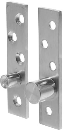 NULYLU 2 Stück Drehscharnier 360-grad-drehscharnier Verstecktes Türscharnier Strapazierfähig Aus Edelstahl Für Einfache Türöffnung Und Schließung