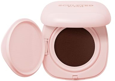 Sculpted by Aimee Cream Cushion Foundation with SPF 30 | Buildable & Refillable Base, Soft Cushion Applicator & Mirror, Vegan, Niacinamide, Vitamin E, and Bio-Technology