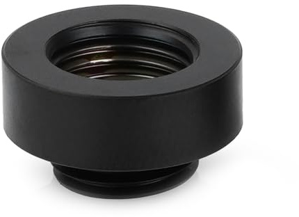 Thermal Grizzly DeltaMate Extender MF7 – Black 7 mm G1/4 Male-to-Female Spacer for Custom PC Water-Cooling