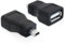 CABLEPELADO Adaptador USB Tipo A Hembra a Mini USB Macho | Conversor Adaptador USB Tipo A a Mini USB | Velocidad de Transferencia hasta 480 Mbps | Hembra a Macho | USB 2.0 | Negro